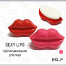 Щётка для лица массажная BSL-Р Sexy Lips розовая