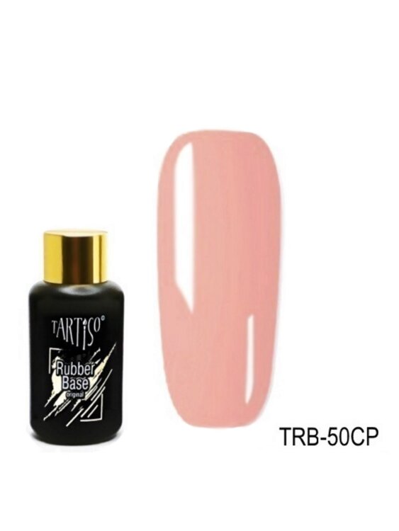 TARTISO RUBBER BASE  Каучуковая база COVER PINK ,100мл