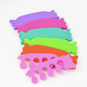 Разделители пальцев для педикюра жёсткие КОНФЕТКИ-03,розовые