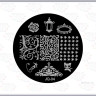 СТЕМПИНГ пластина JQ-04 ( размер 5.5см на 5.5 см )