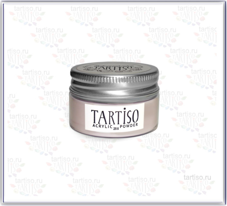 TARTISO Акриловая пудра для наращивания ногтей Double Dark Pink,25гр