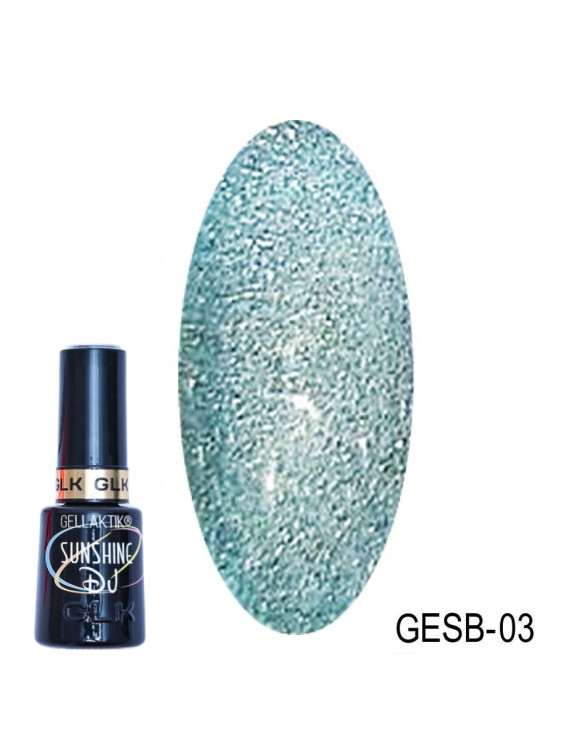 GELLAKTIK THE EFFECT STEEL BREEZE-03 магнитный светоотражающий гель лак,12мл