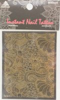 NTG-13 Наклейка Instant Nail Tattoo сетка кружево Mirage