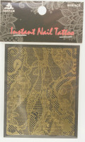 NTG-15 Наклейка Instant Nail Tattoo сетка кружево Mirage