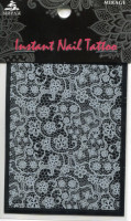 NTW-02 Наклейка Instant Nail Tattoo сетка кружево Mirage