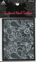 NTW-10 Наклейка Instant Nail Tattoo сетка кружево Mirage