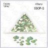 Дизайн Стразы микс в пакете OPAL 400шт GREEN