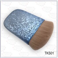 TARTISO Кисть-смётка с широкой ручкой,голубая