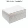 Салфетки 20_20см в рулоне (100 шт/уп)  Спанлейс "Стандарт" Белые 40г/м2