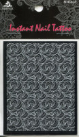 NTW-19 Наклейка Instant Nail Tattoo сетка кружево Mirage