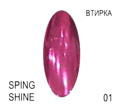Пигмент для втирки ХРОМ SPRING SHINE 01
