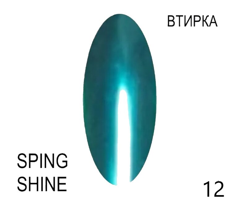 Пигмент для втирки ХРОМ SPRING SHINE 12