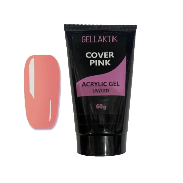 GELLAKTIK HYBRID GEL UV/LED COVER PINK  60гр.