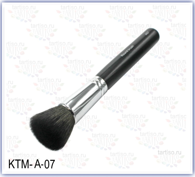 TARTISO Кисть KTM-A-007 для пудры и румян,синтетика  25мм
