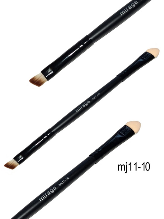 Кисть для растушёвки теней MJ N 11-10 2х.сторонняя с апликатором
