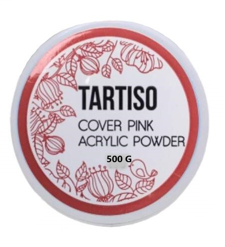 TARTISO Акриловая пудра для наращивания ногтей Cover Pink,500гр