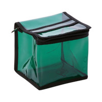 Косметичка прозрачная КУБ PB-01M-GREEN