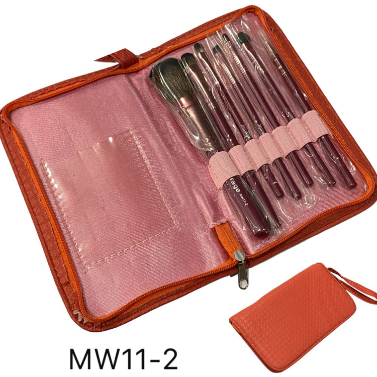Кисти (набор 1-7 ) MW11-2 в чехле для макияжа