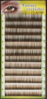 Ресницы шелк StarColor  A-1009 brown (полутона)
